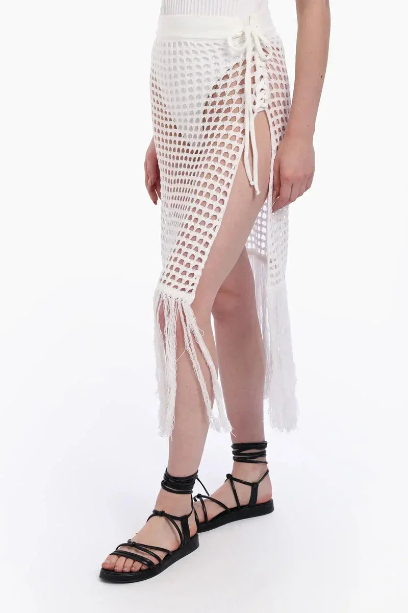 Crochet Skirt Beach Cover-Up - Carina 8