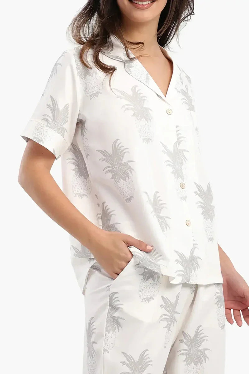 Pineapple Printed Pyjama Set - Carina 4