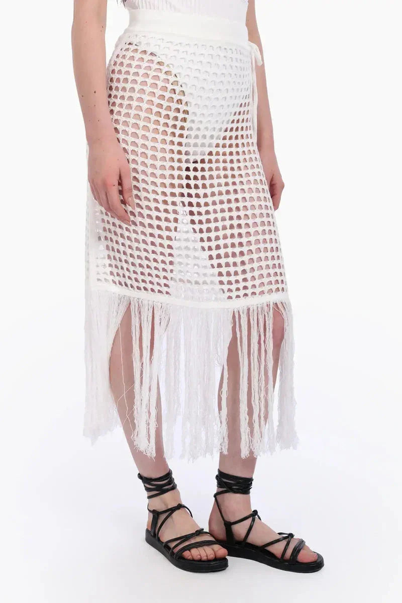 Crochet Skirt Beach Cover-Up - Carina 5