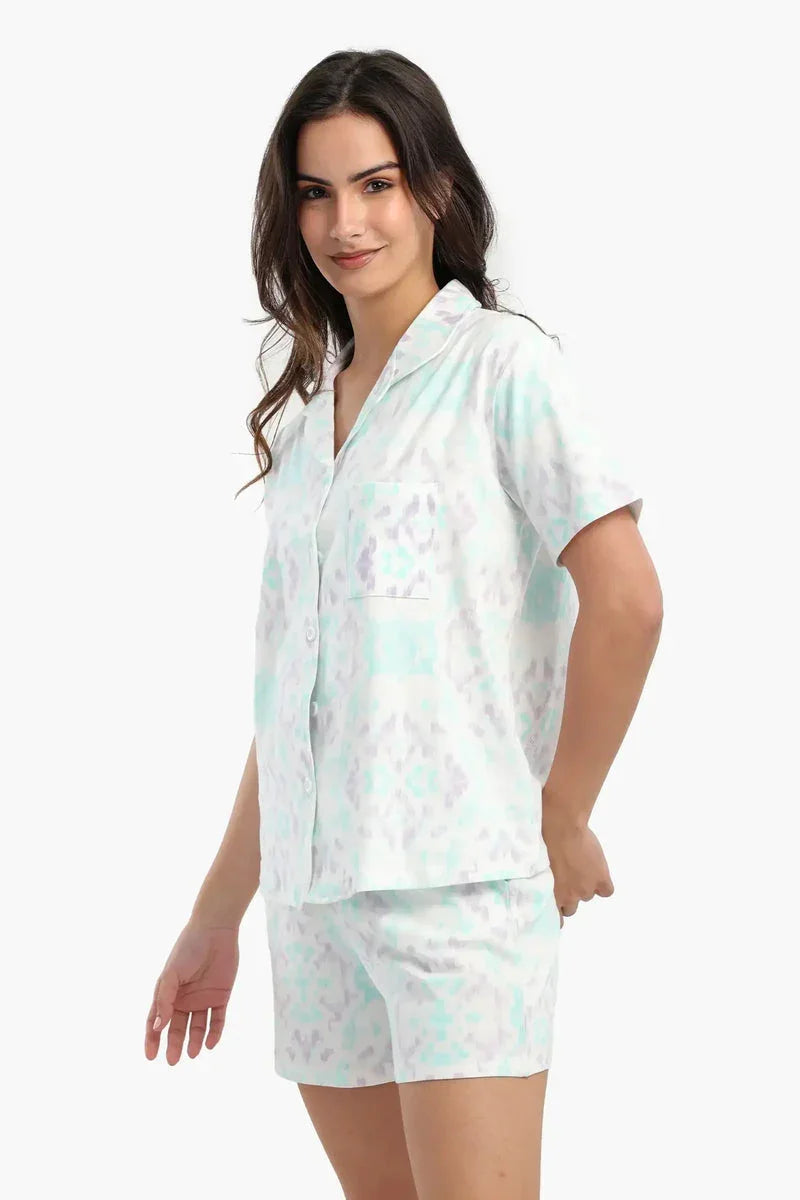 Carina - Pyjama Set with Notch Collar 2