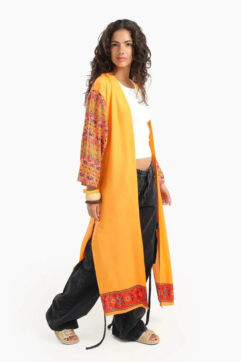 Chic Printed Colored Kimono - Carina 3