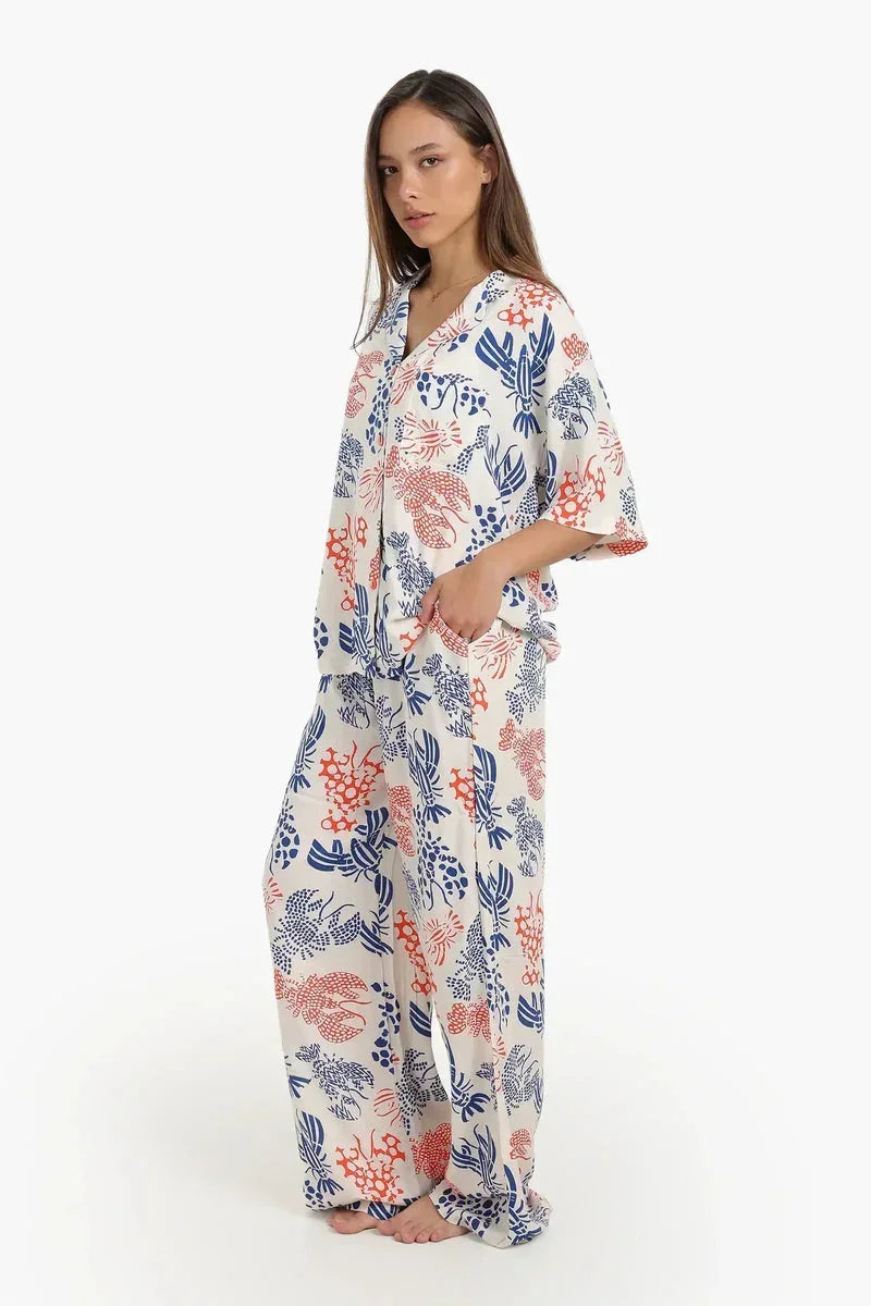 Carina - Short Sleeve Printed Pyjama Set 5