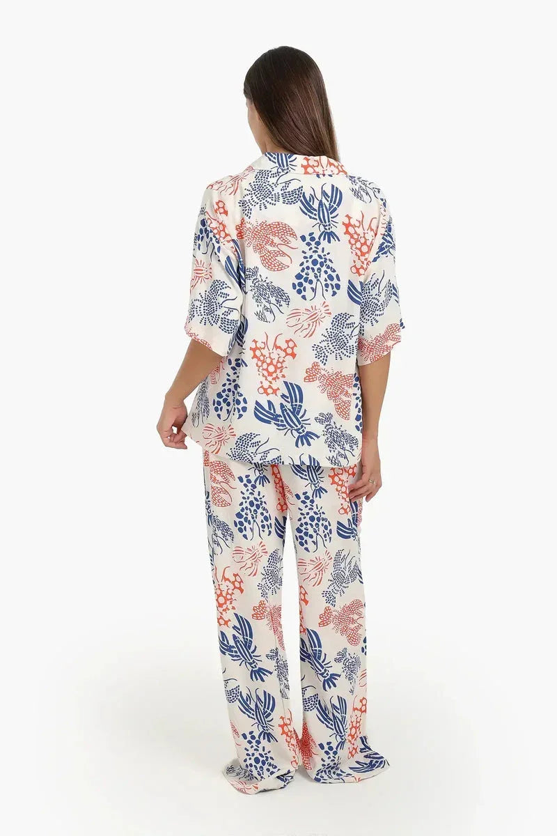 Carina - Short Sleeve Printed Pyjama Set 3