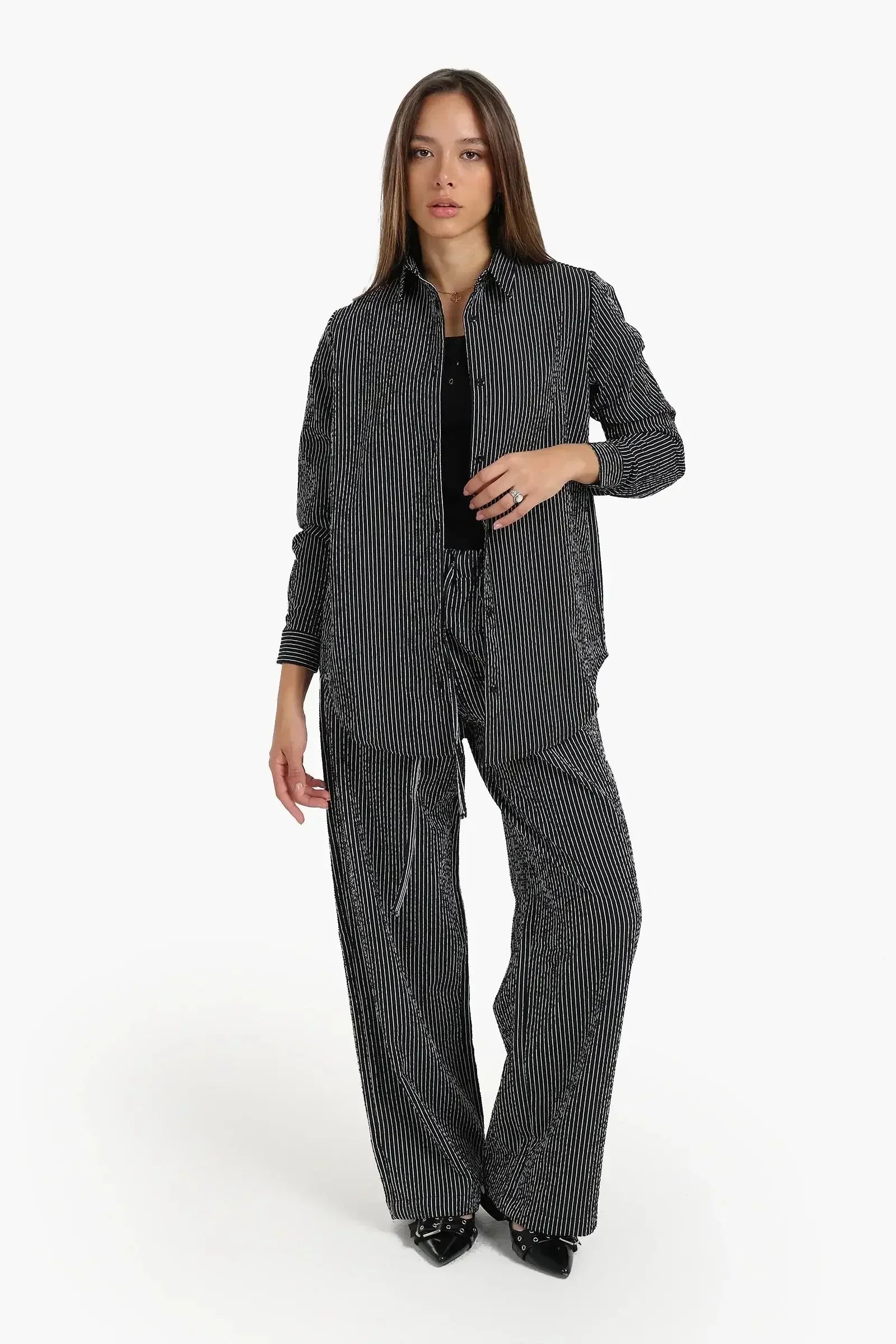 Carina - Striped Long-Sleeve Shirt 11