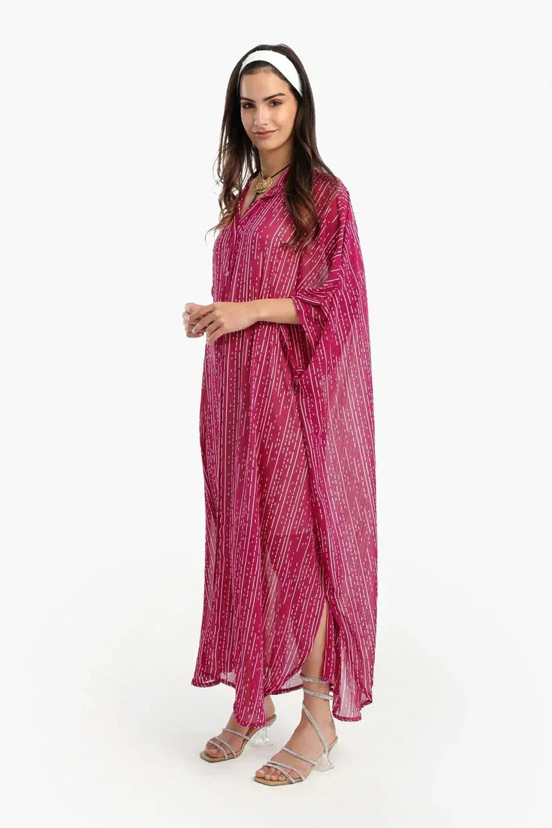 Shirt Dress with Wide Sleeves - Carina 4