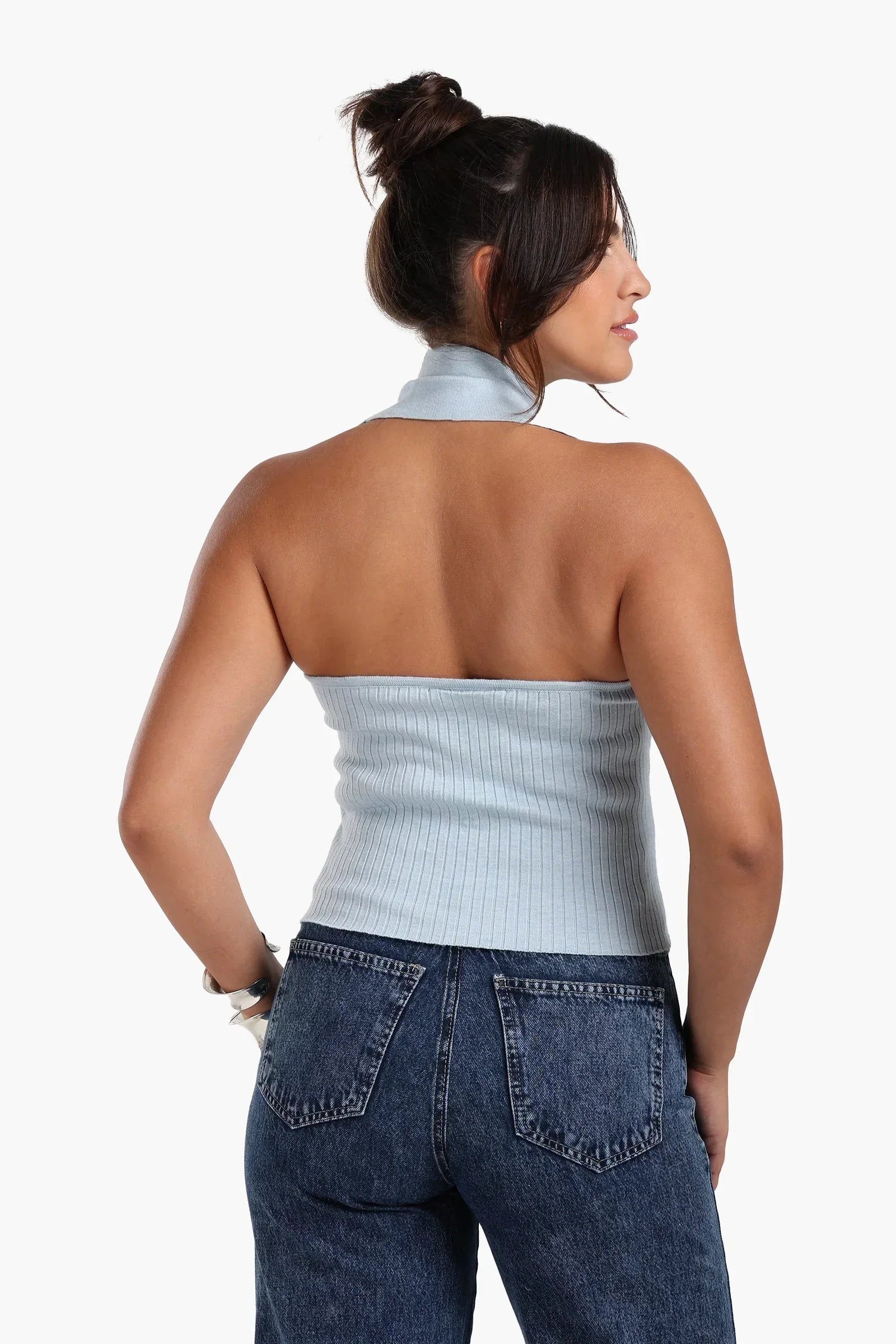 Clue - Ribbed V-Neck Top 4
