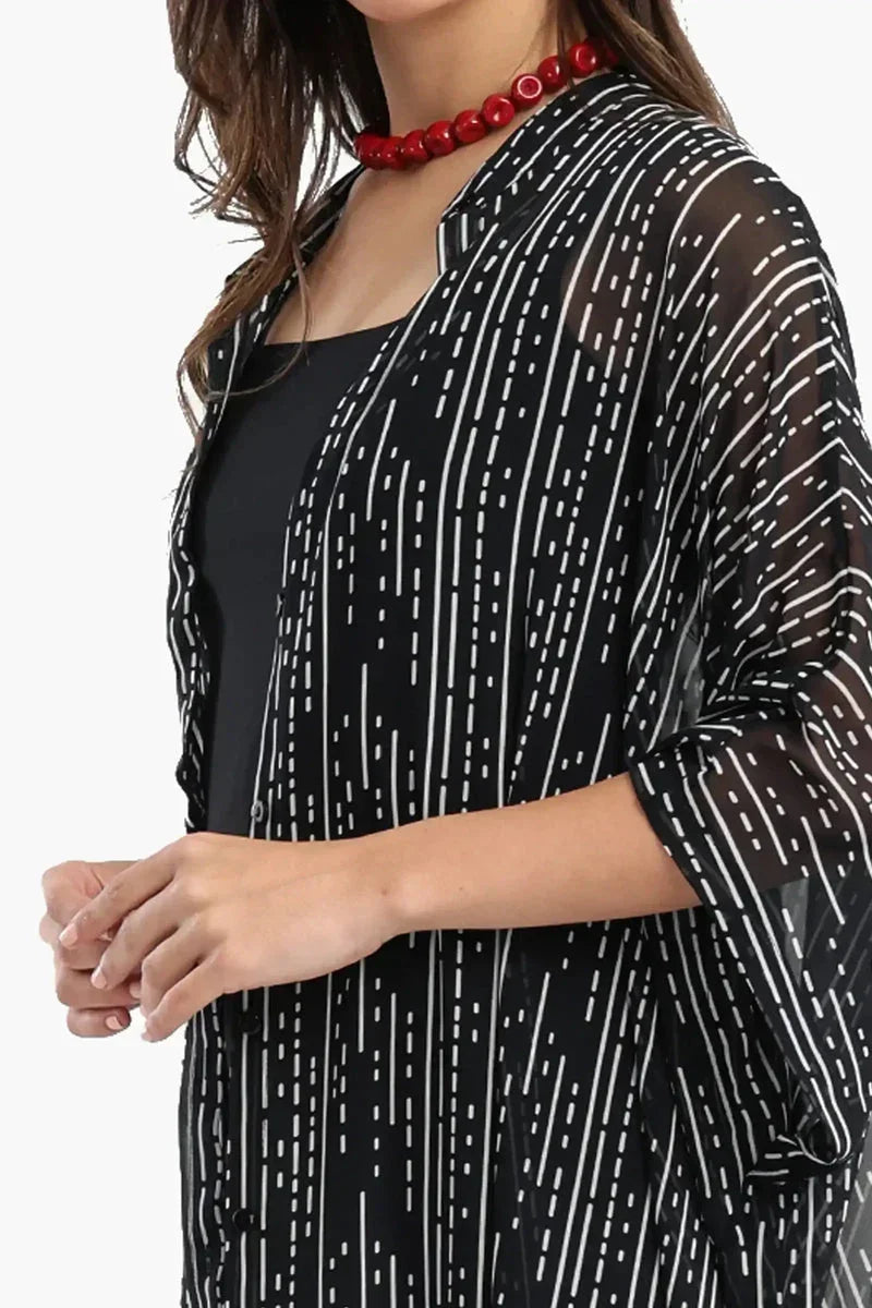 Shirt Dress with Wide Sleeves - Carina 7