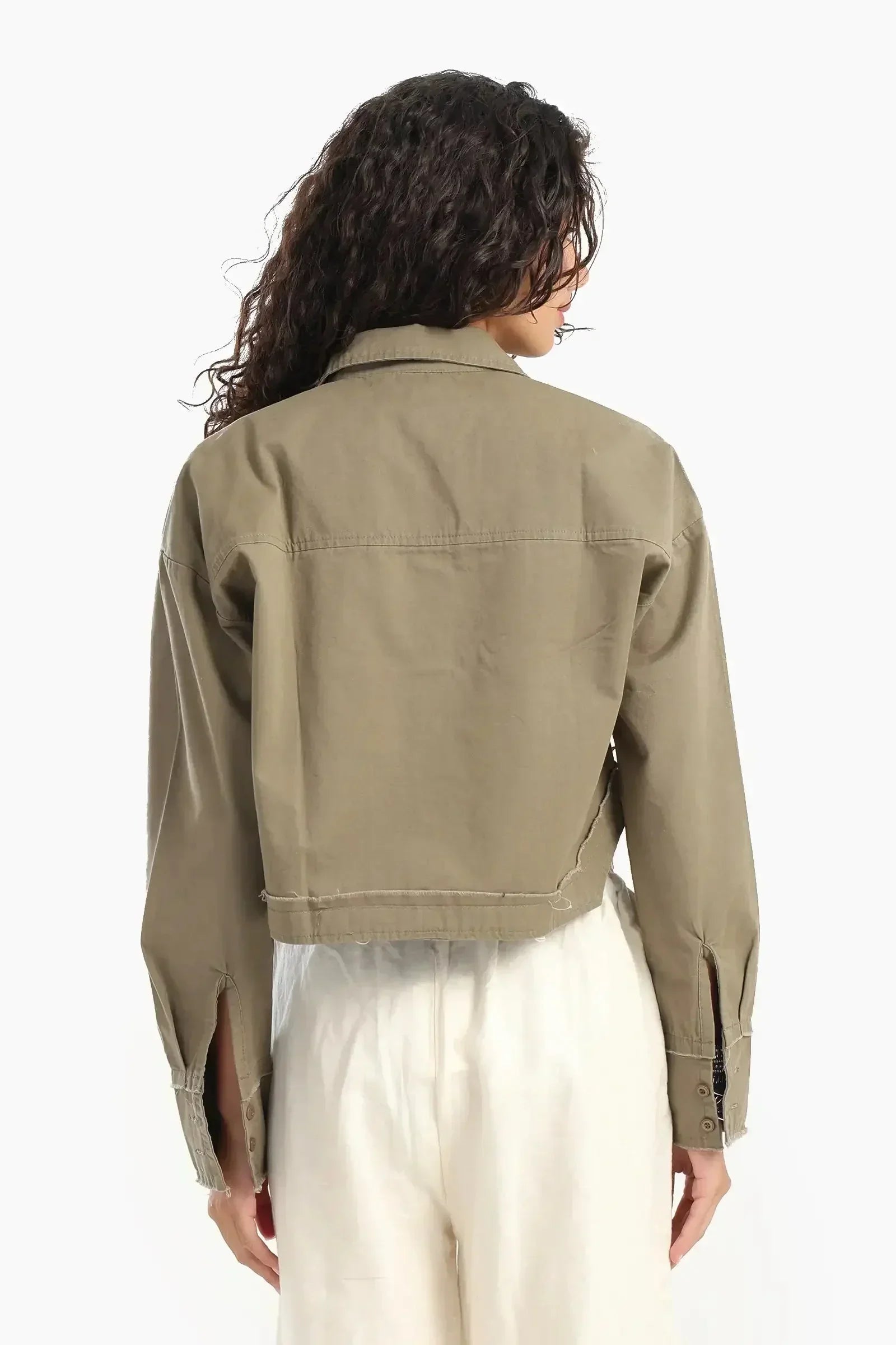 Carina - Cropped Shirt with Side Print 3