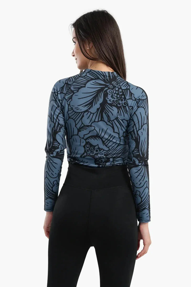 Carina - Floral Rash Guard Swimsuit 3