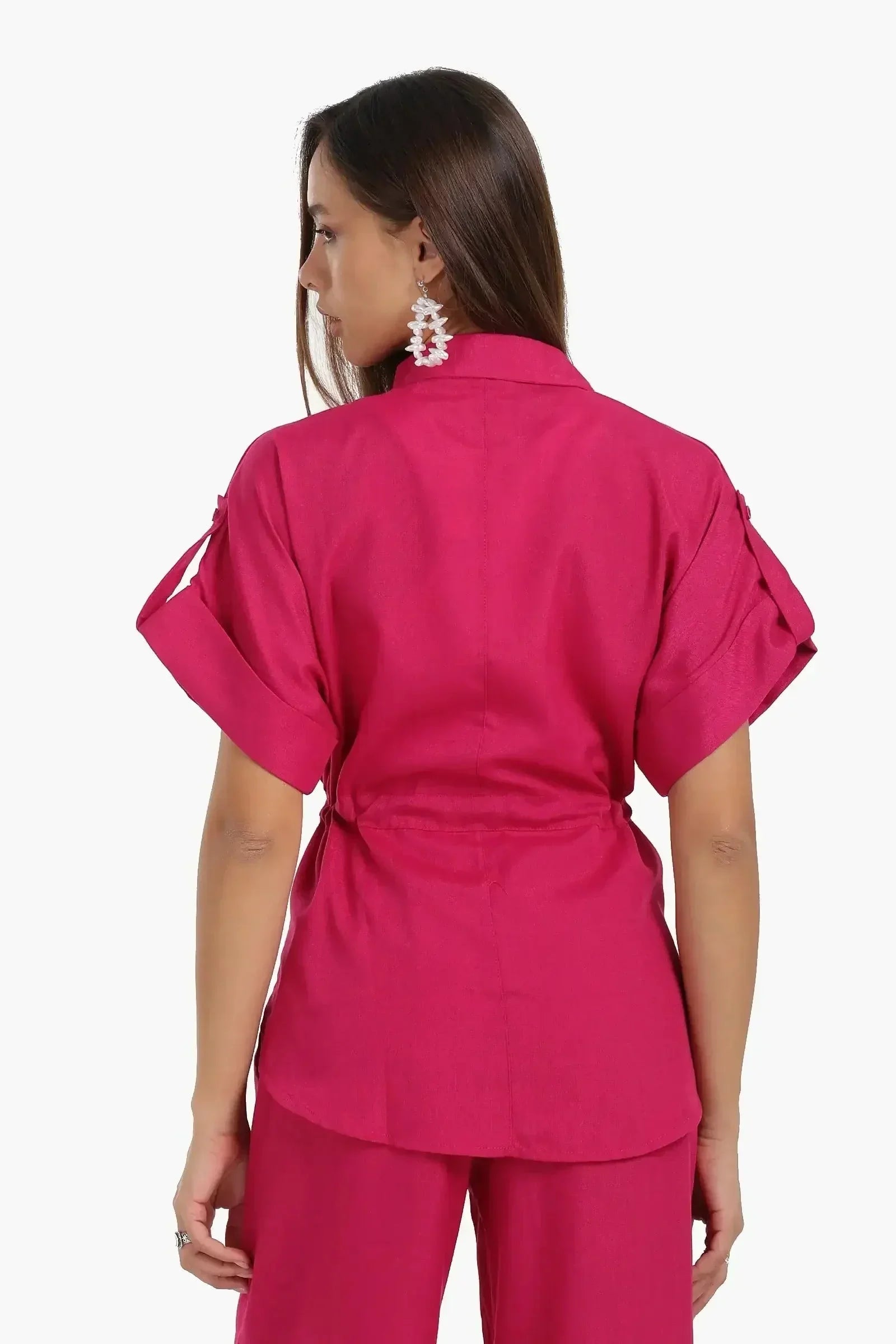 Carina - Lounge Shirt with Drawstring Waist 3