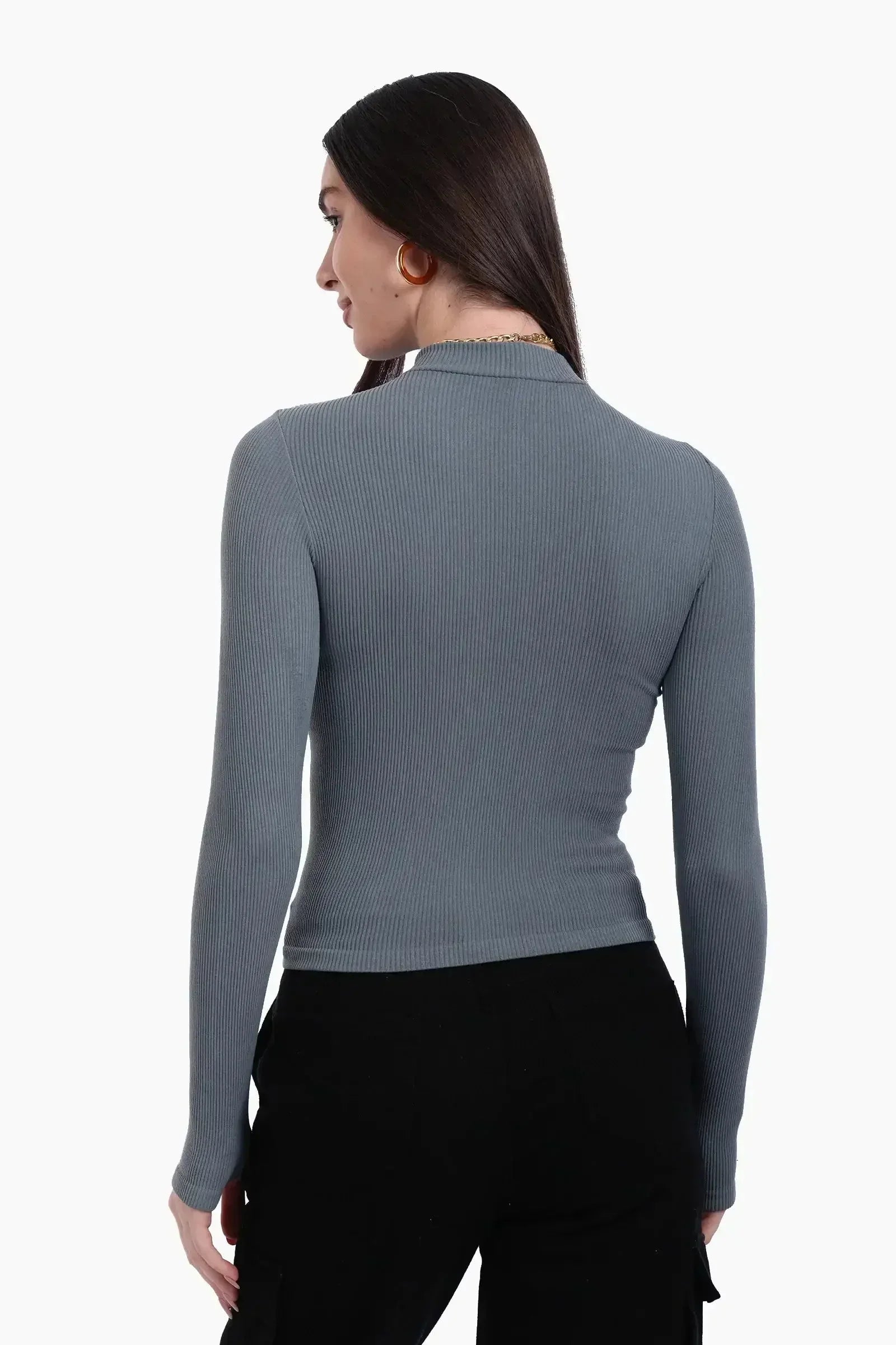 Carina - High Neck Top with Thumbhole 6