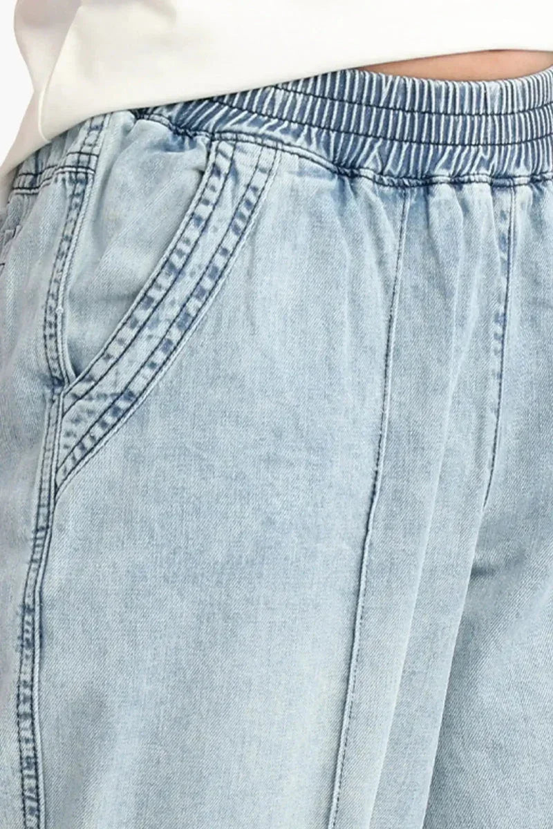 Relaxed-Fit Denim Pants - Carina 8