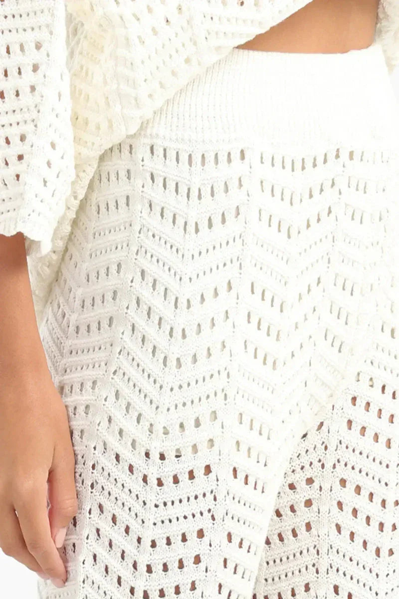 Carina - Fishnet Cotton Beach Pants 4