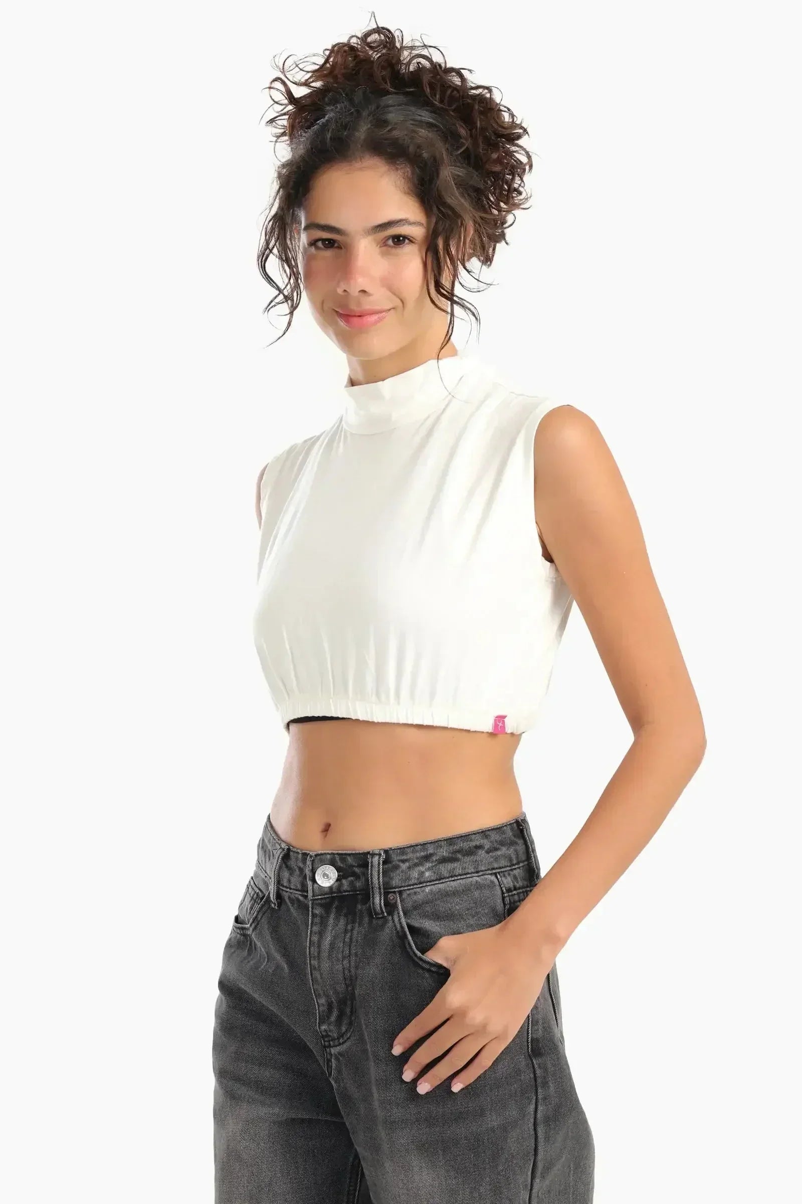 Carina - High Neck Sleeveless Neck Cover 2