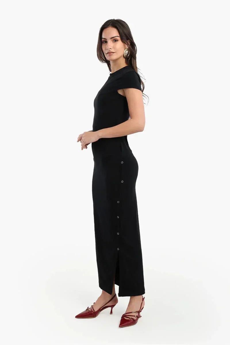 Carina - Slim-Fit Maxi Dress With Slit 3