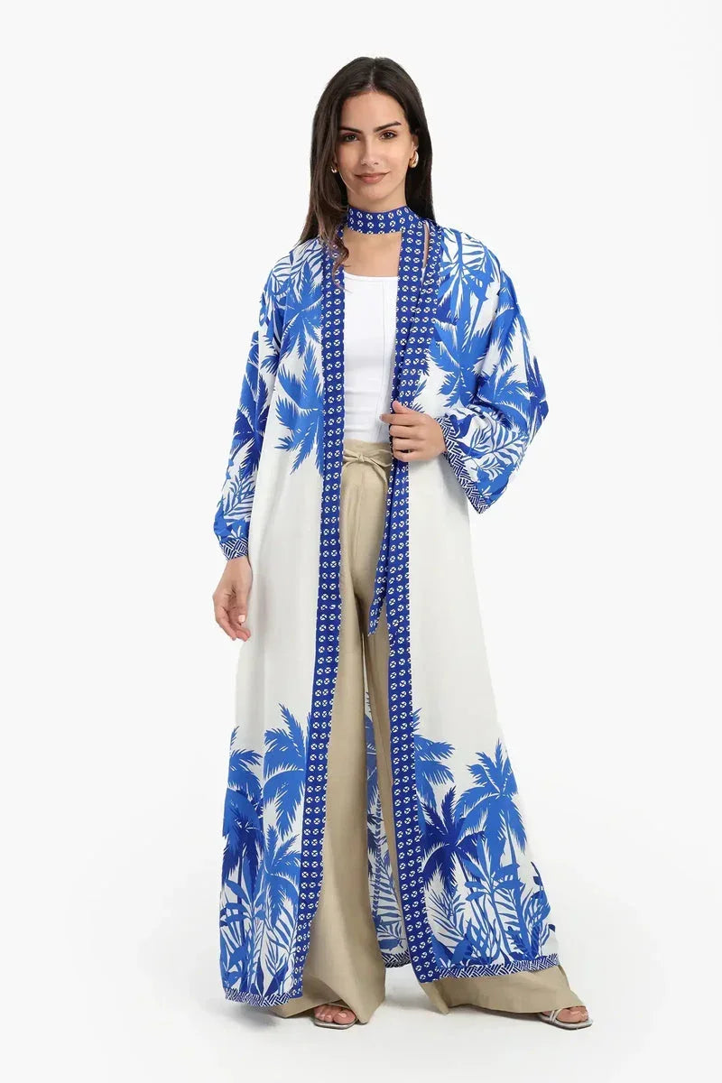 Carina - Palm Trees Printed Kimono 8