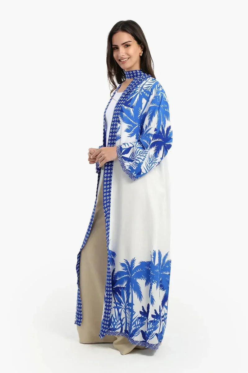 Carina - Palm Trees Printed Kimono 2