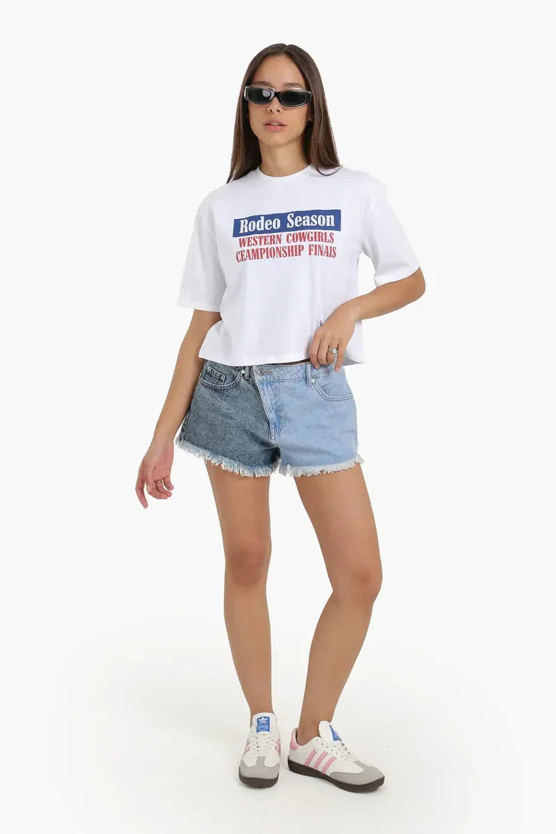 Carina - Off White Printed T-Shirt 5