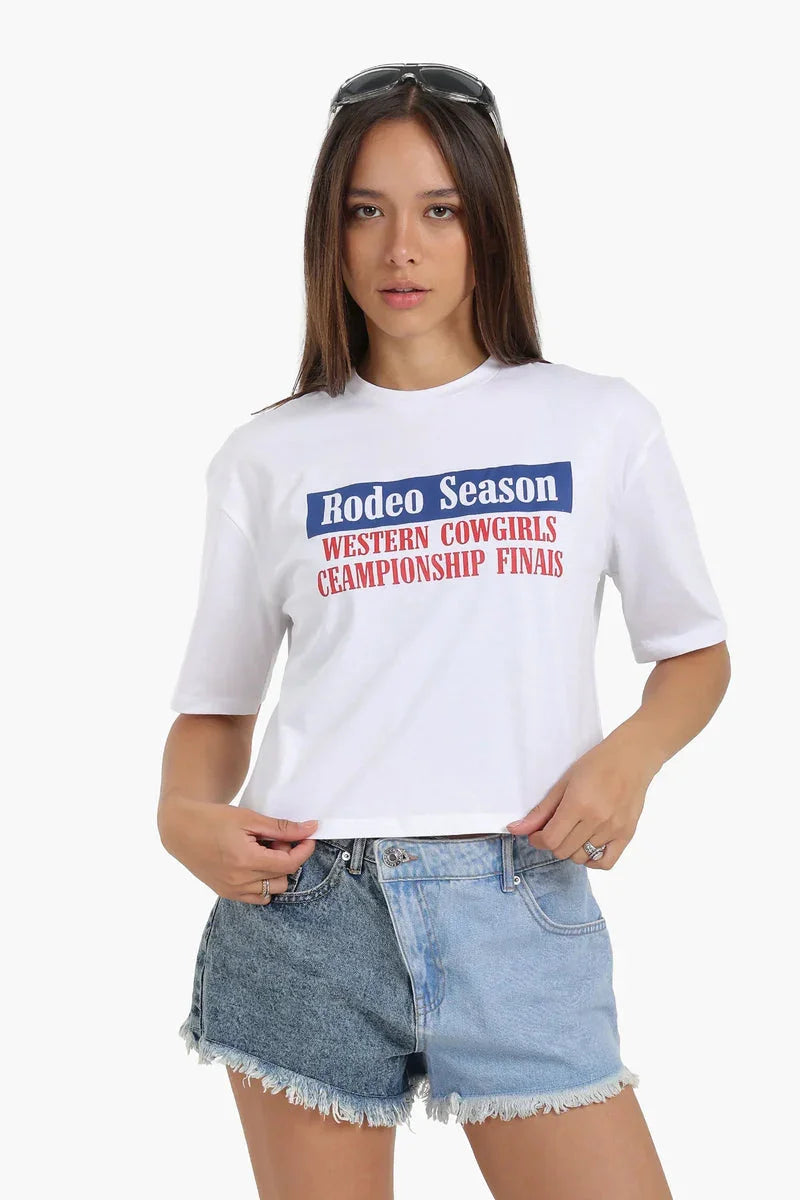 Carina - Off White Printed T-Shirt 2