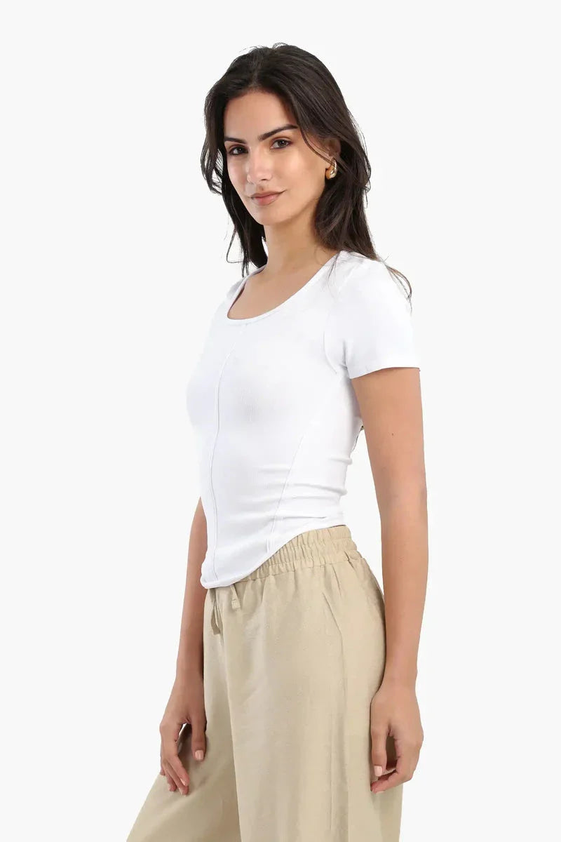 Carina - Ribbed Corset Top 5