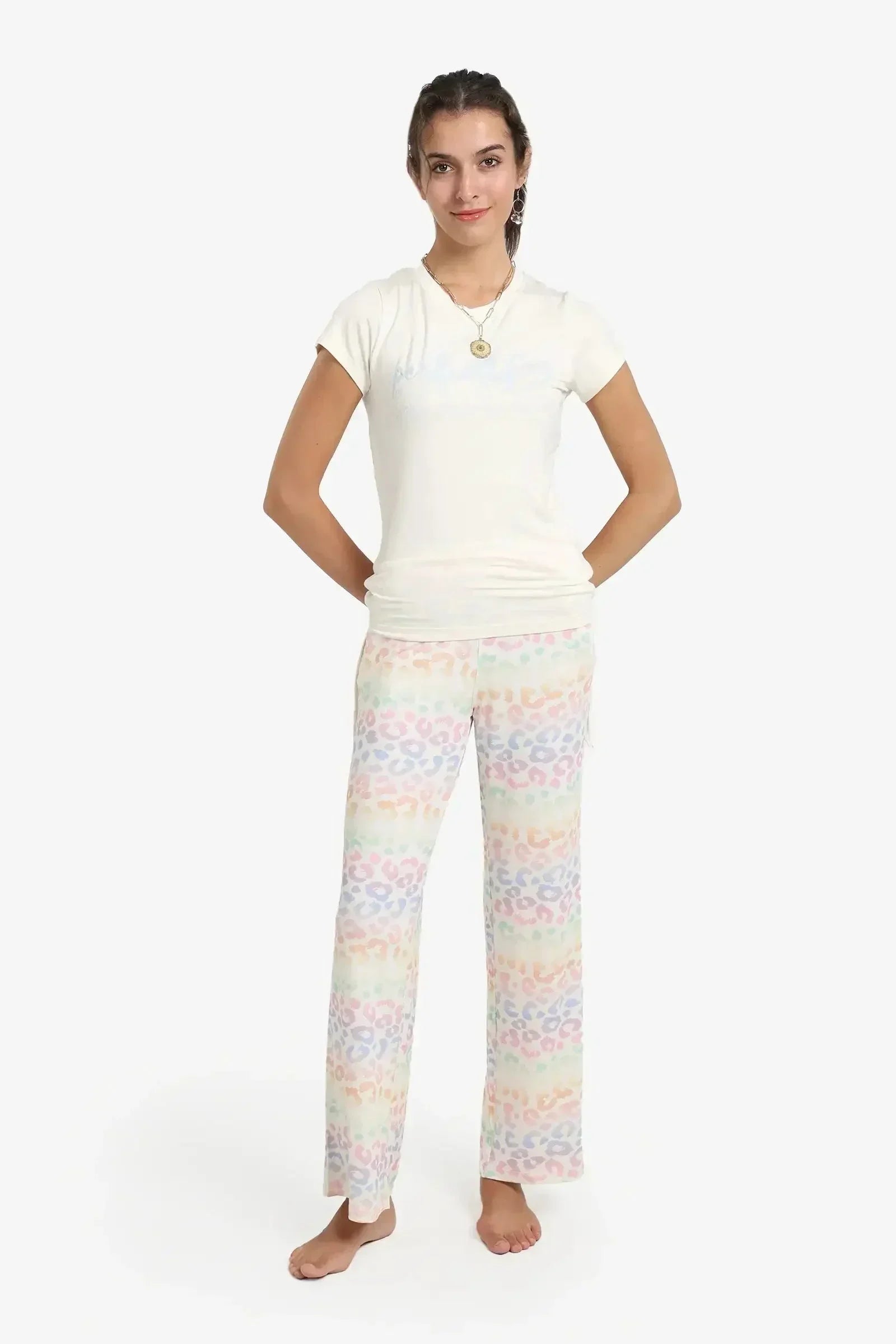 Carina - VIiscose Printed Pyjama Set 1