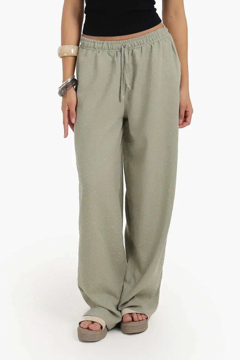 Carina - Pants with Small Studs 3