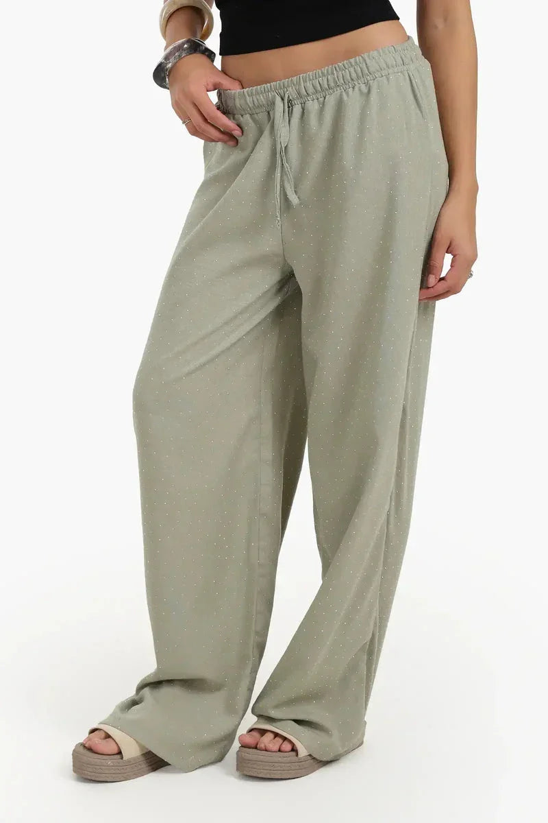 Carina - Pants with Small Studs 6