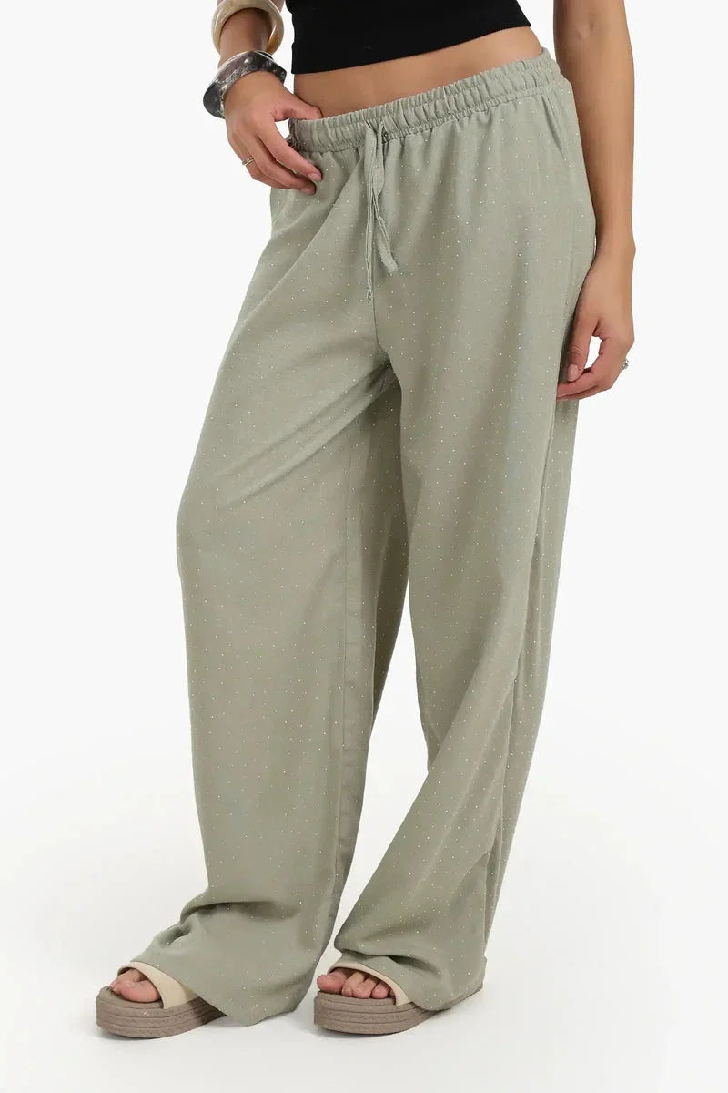 Carina - Pants with Small Studs 6