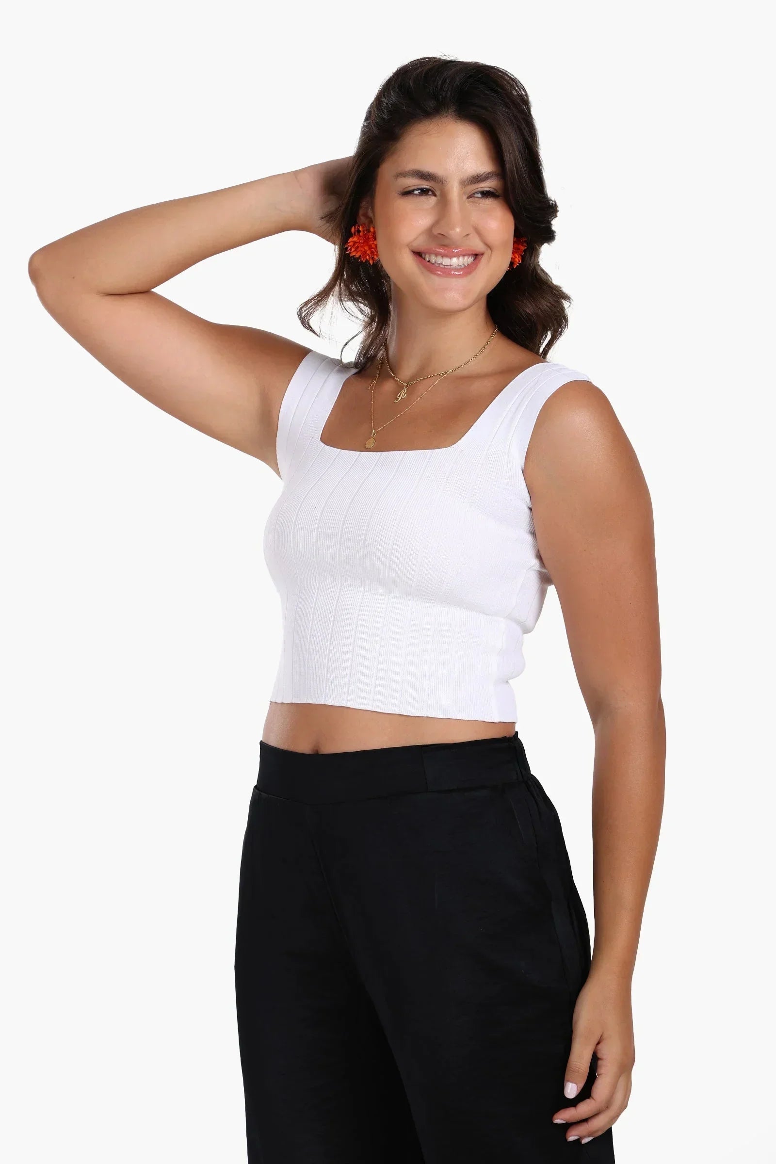 Clue - Square Neck Crop Top 2