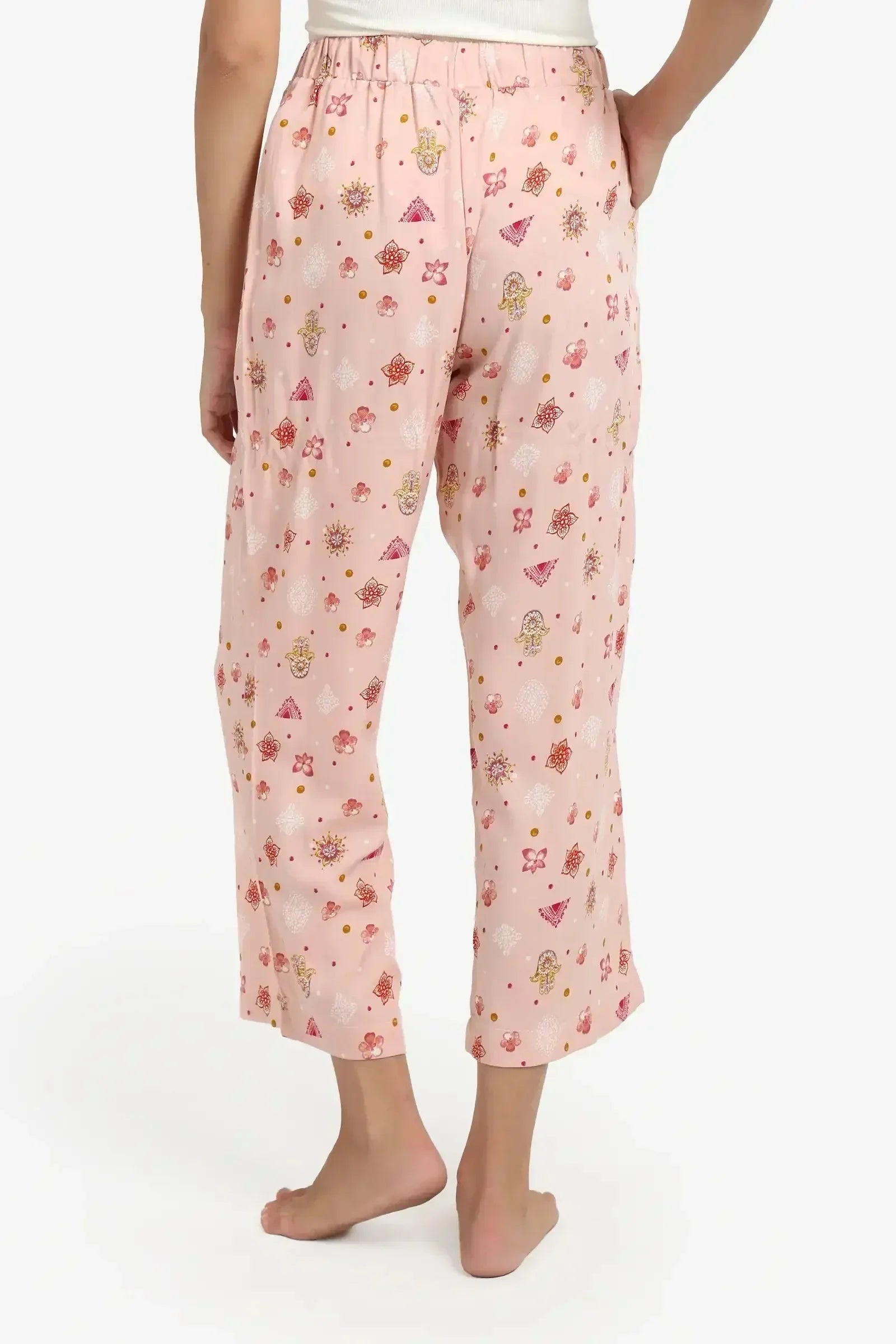 Carina - Printed Midi Pyjama Pants 3