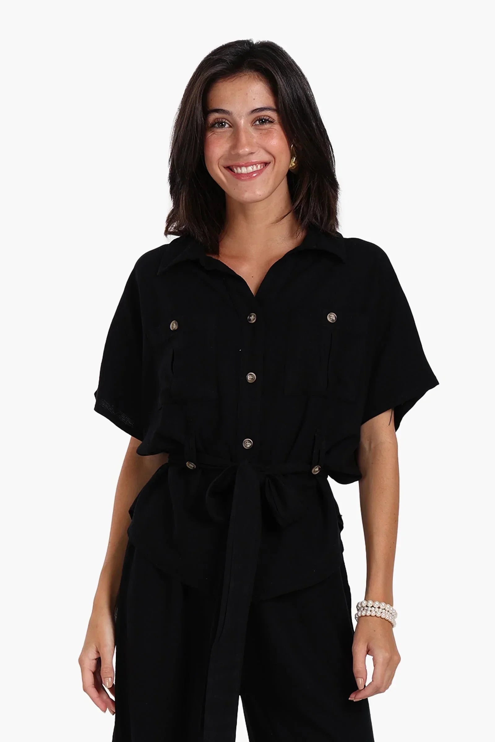 Clue - Utility Belted Lounge Top 5
