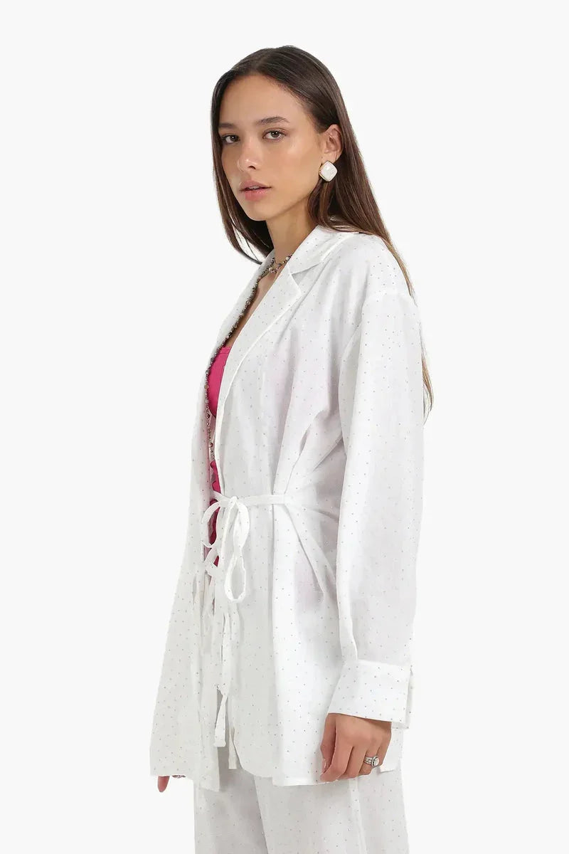 Carina - Flowy Wrap Cardigan Top 4