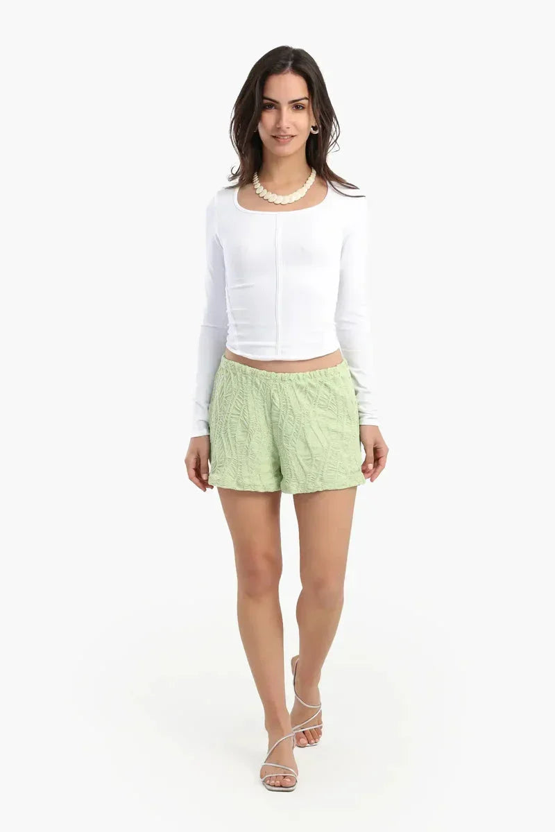 Carina - Ribbed Beach Shorts 17