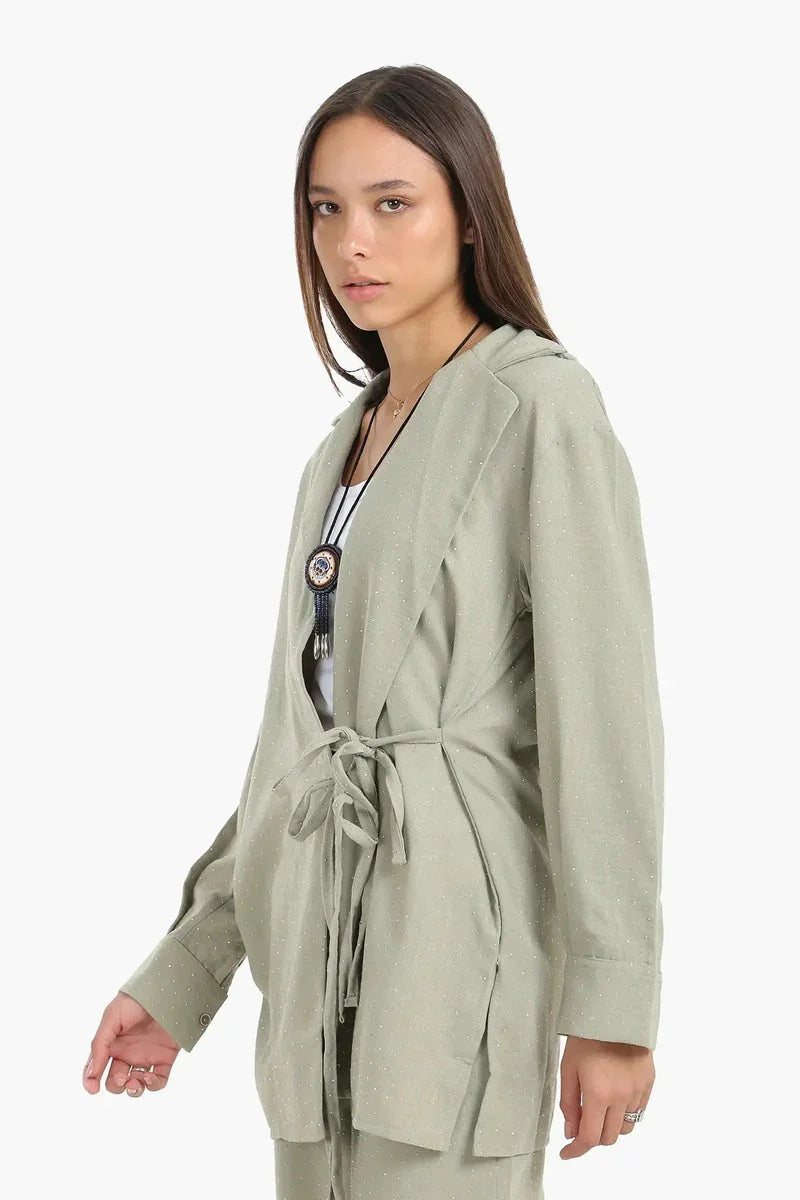 Carina - Flowy Wrap Cardigan Top 15