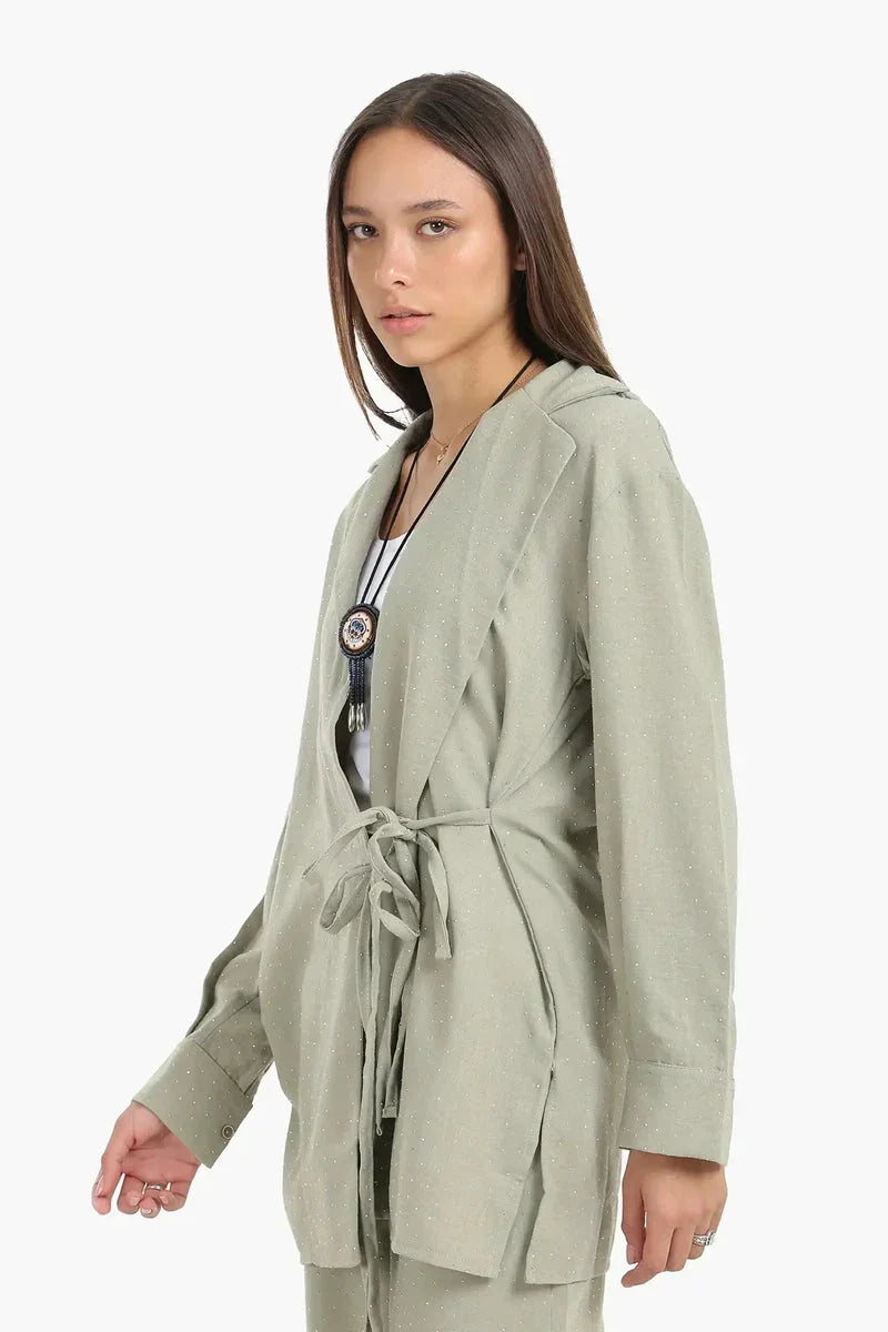 Carina - Flowy Wrap Cardigan Top 15