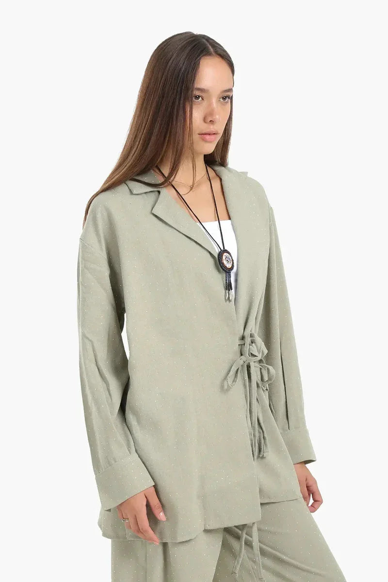 Carina - Flowy Wrap Cardigan Top 6