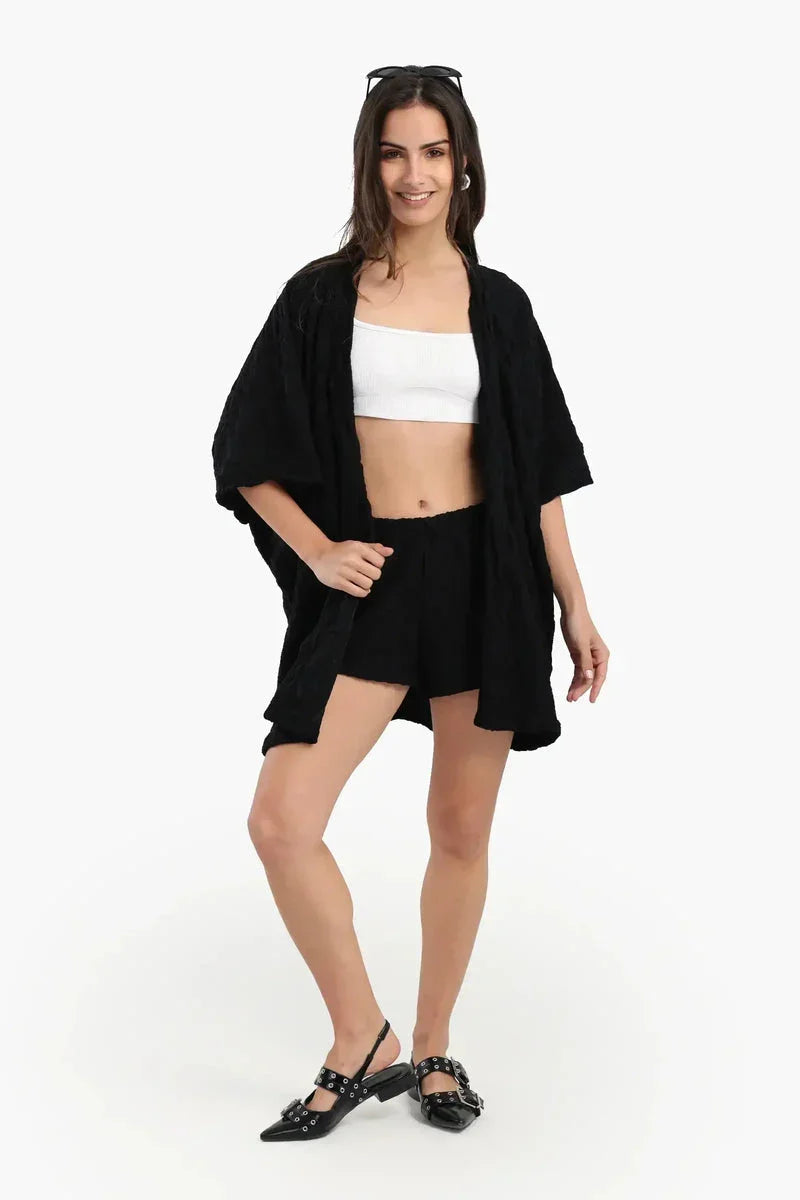 Carina - Ribbed Beach Shorts 13