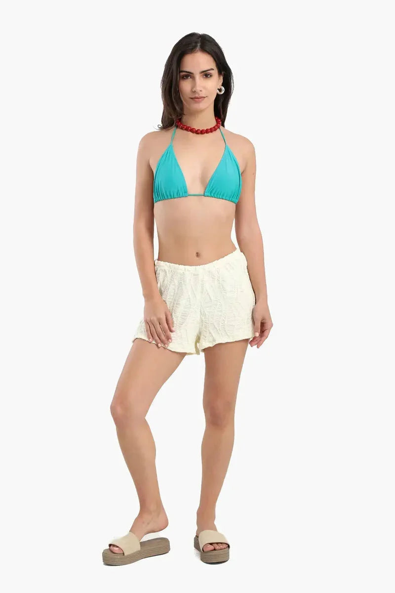 Carina - Ribbed Beach Shorts 14