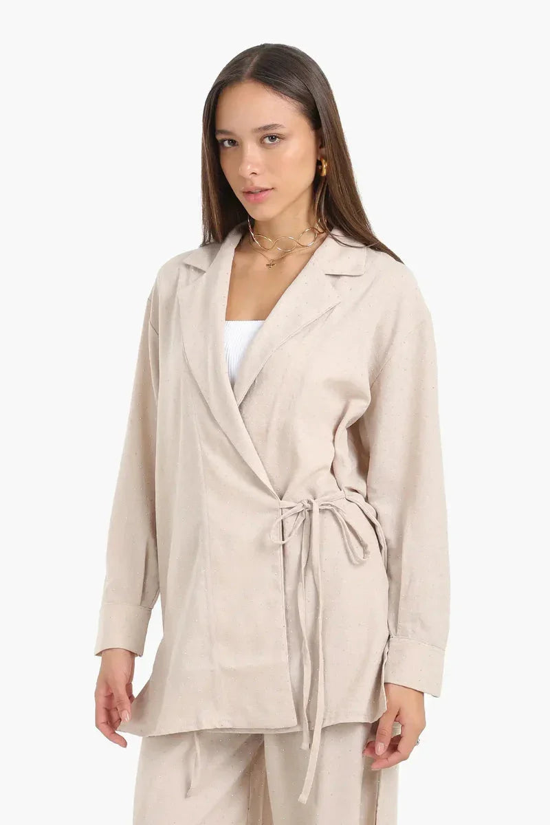 Carina - Flowy Wrap Cardigan Top 5