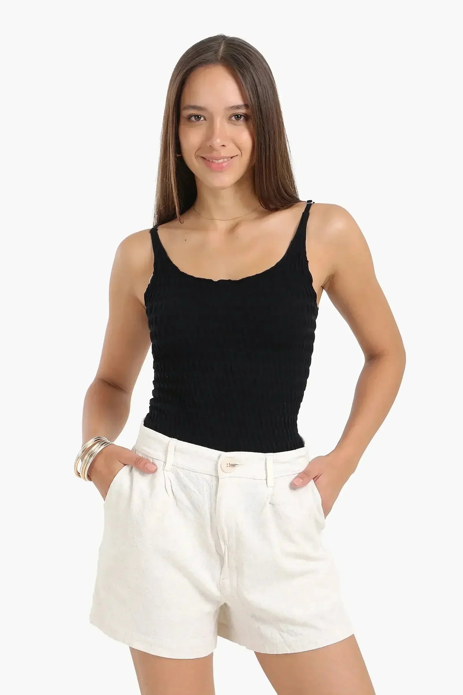 Carina - Seamless Microfiber Crinkled Top 4