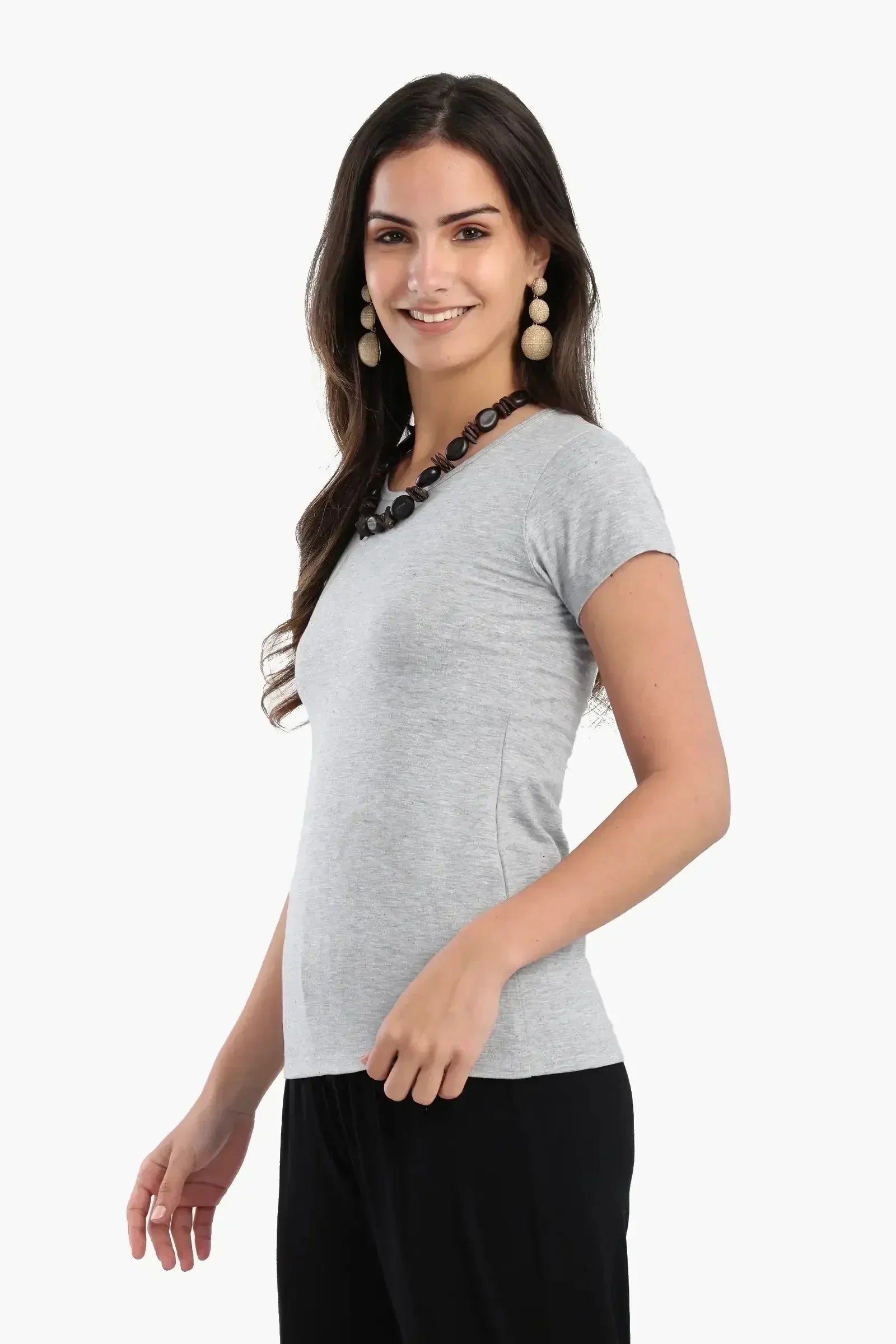 Carina - Round Neck Solid Top 18