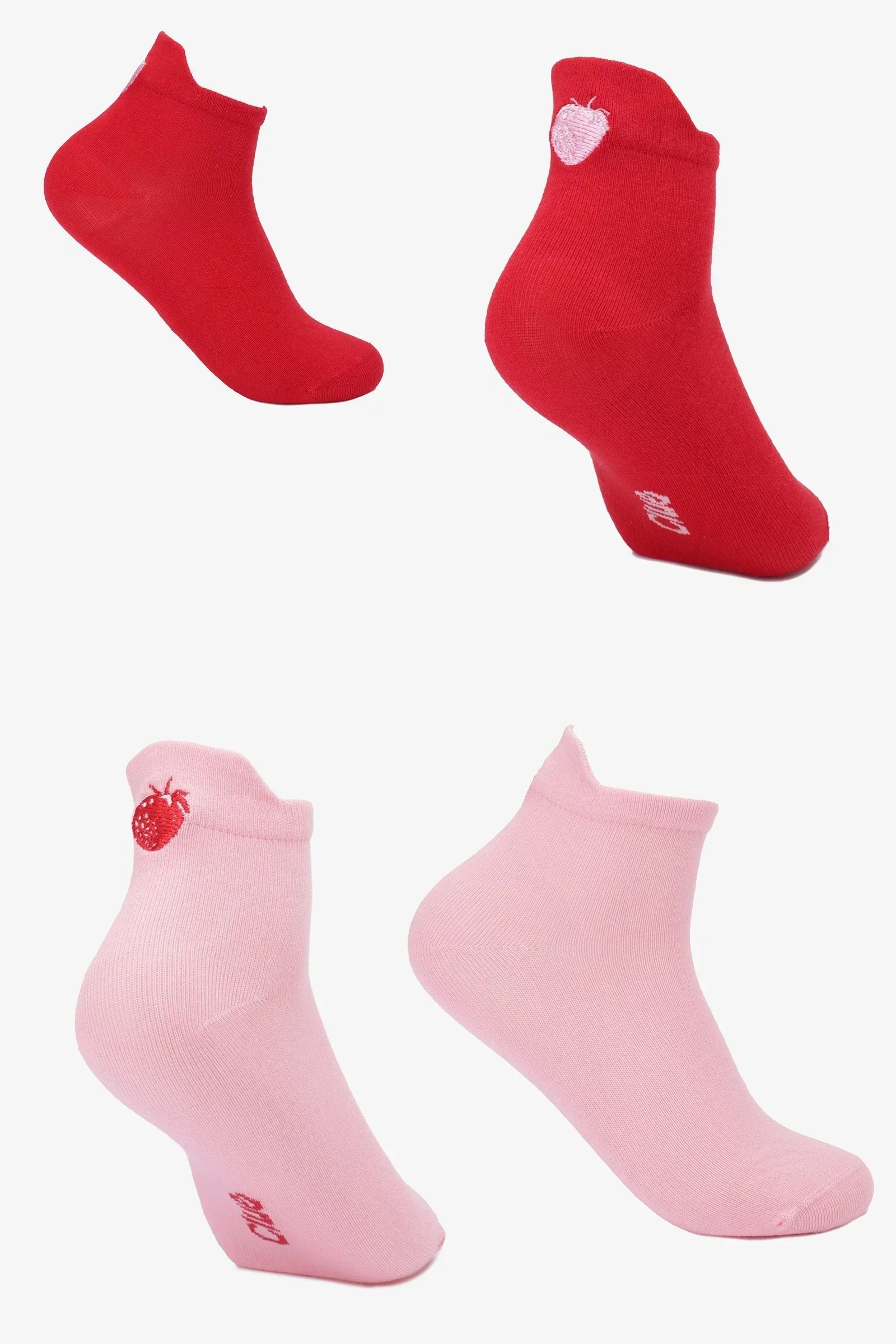 Clue - Ankle Strawberry Socks 1