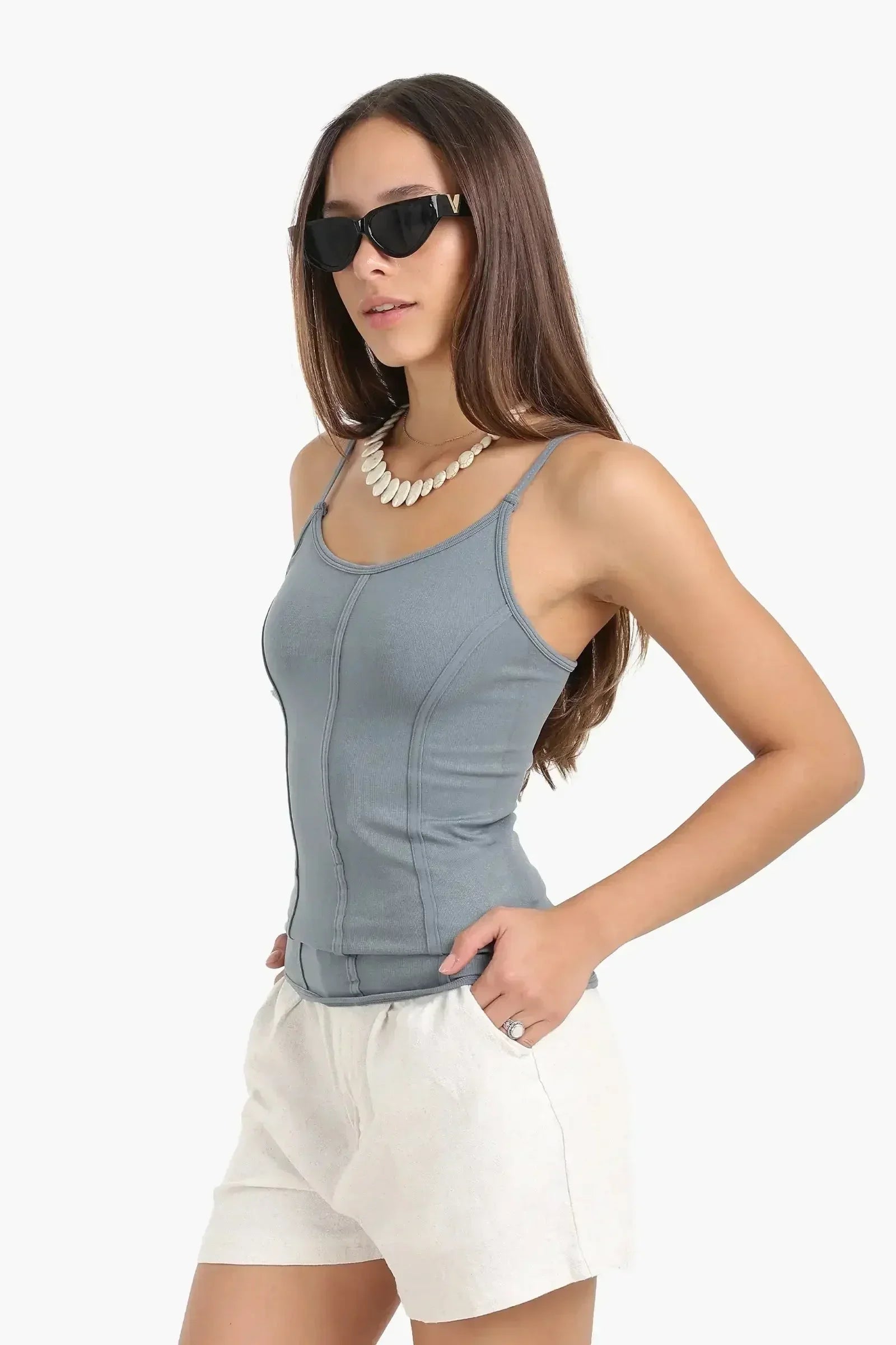 Carina - Seamless Microfiber Corset Top 4