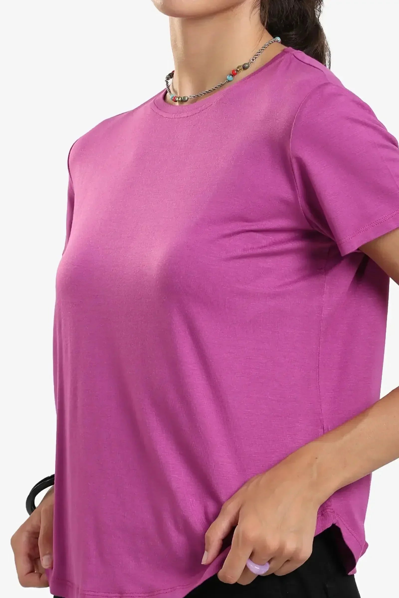 Carina - Asymmetrical Hem Basic Top 12