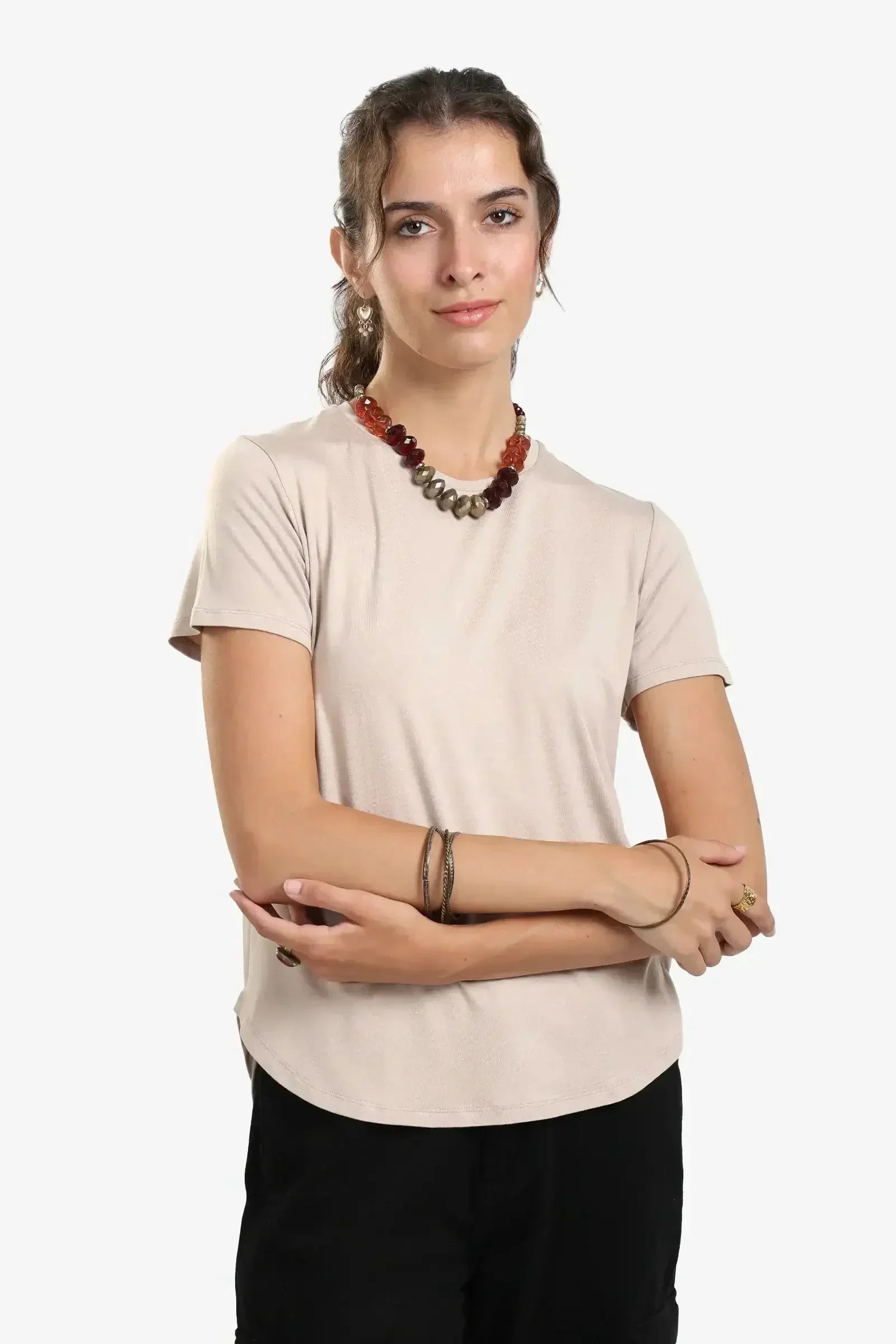 Carina - Asymmetrical Hem Basic Top 13
