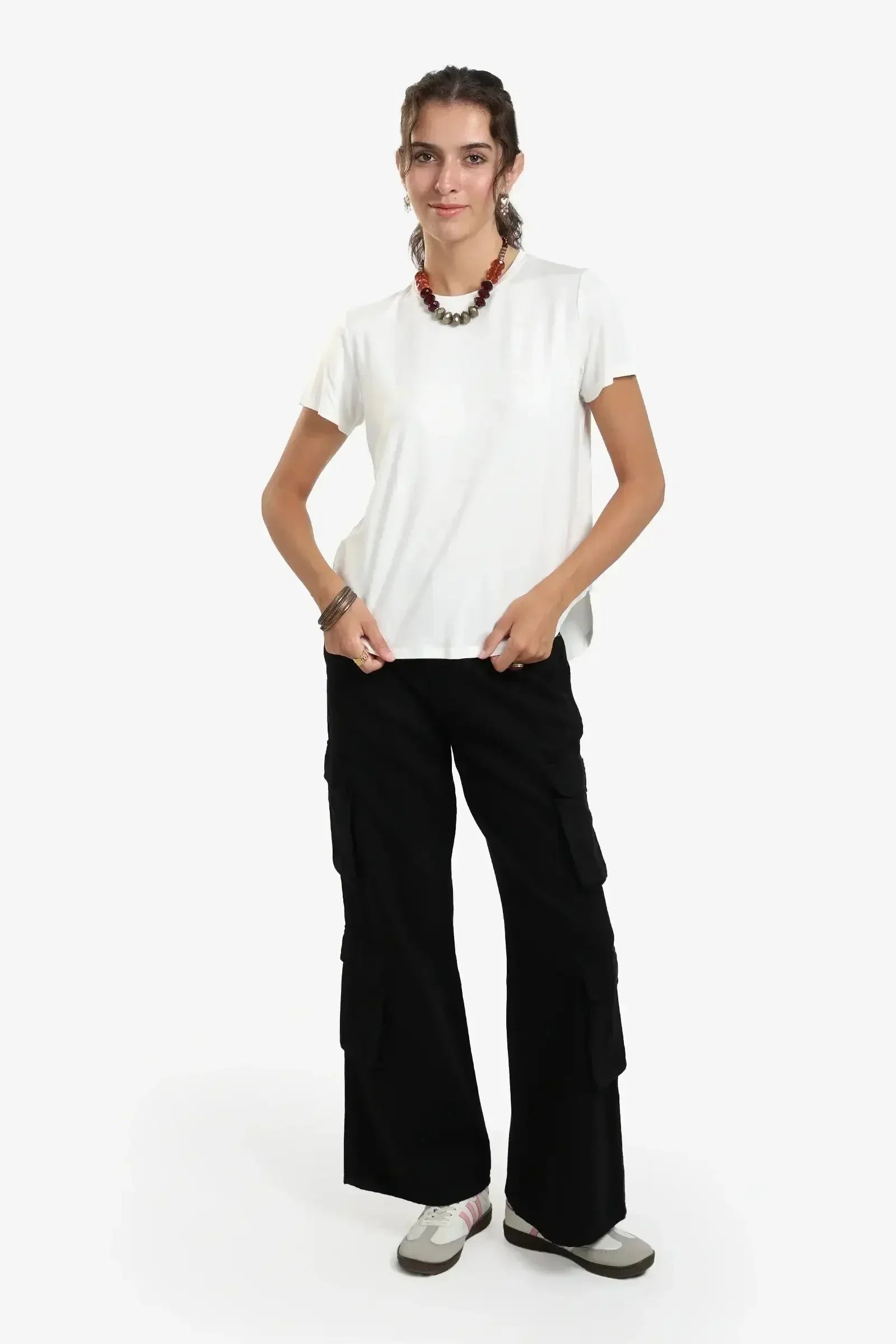 Carina - Asymmetrical Hem Basic Top 23