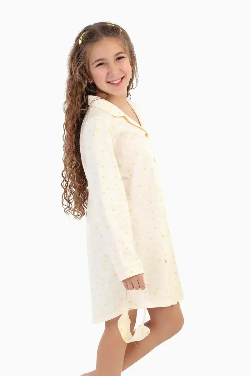 Girly Nightgown + Sleeping Mask - Carina 2