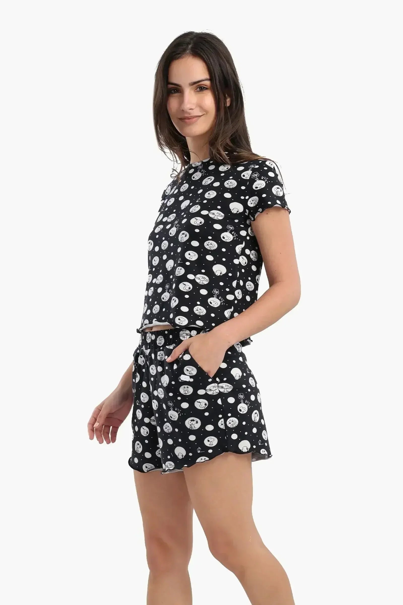 Carina - Snoopy Printed Pyjama Set 2