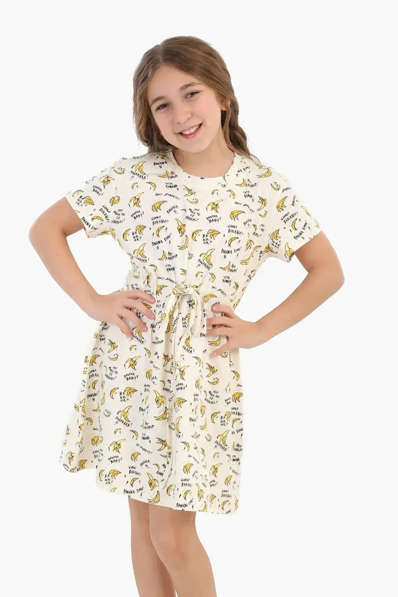 Carina - Girly Bananas Print Nightgown 1