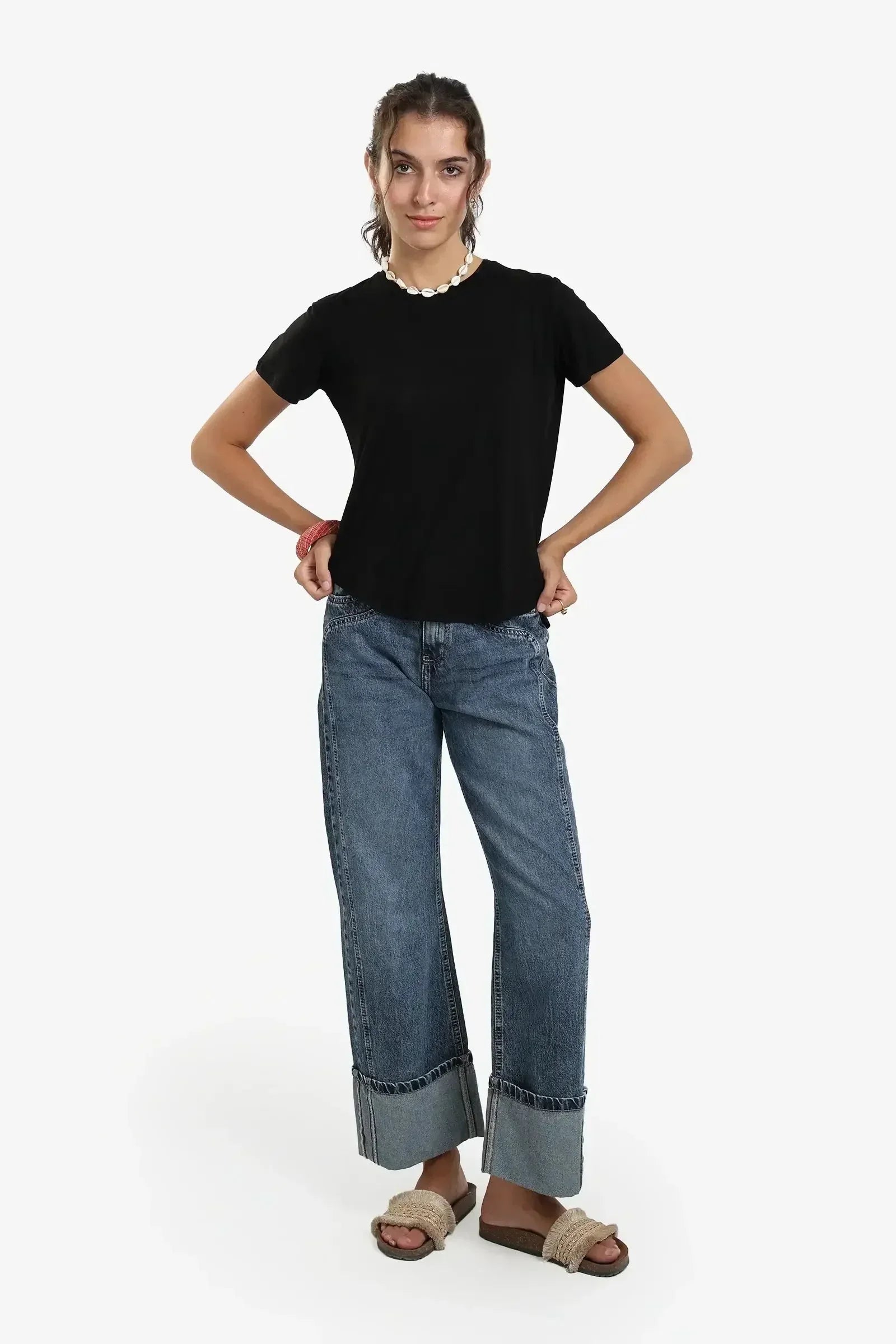 Carina - Asymmetrical Hem Basic Top 21